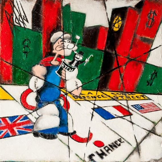 Steven Riddle | Popeye Monopoly | MutualArt