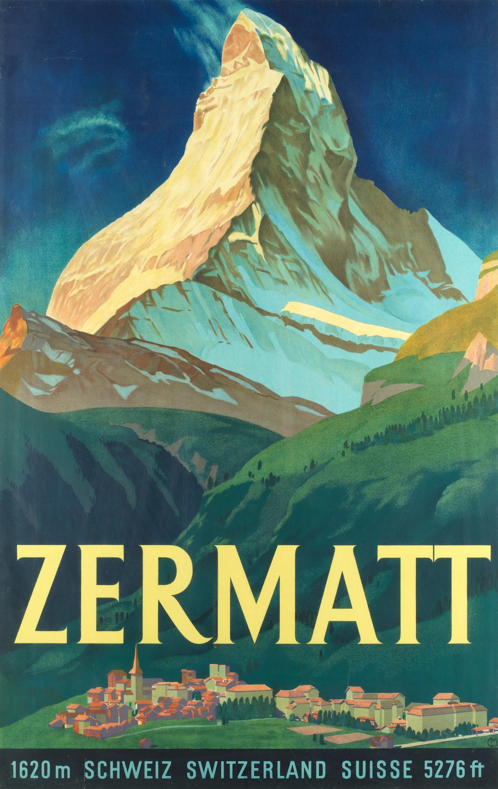 Carl Moos | ZERMATT (1933) | MutualArt