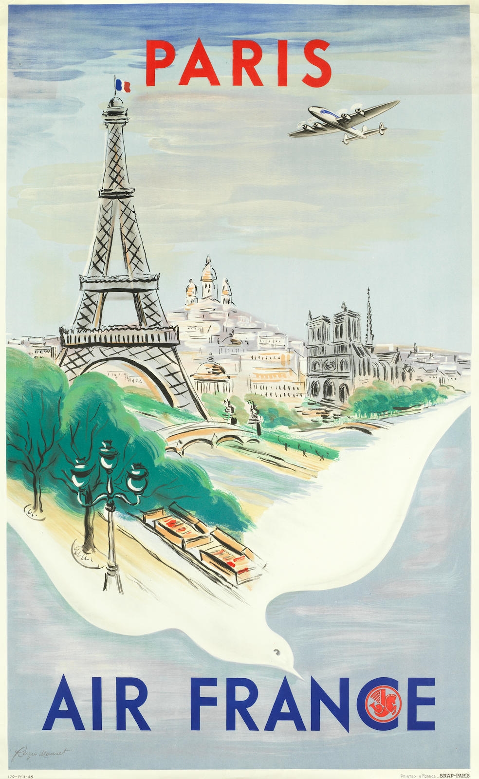 Régis Manset | AIR FRANCE, Paris (1949) | MutualArt