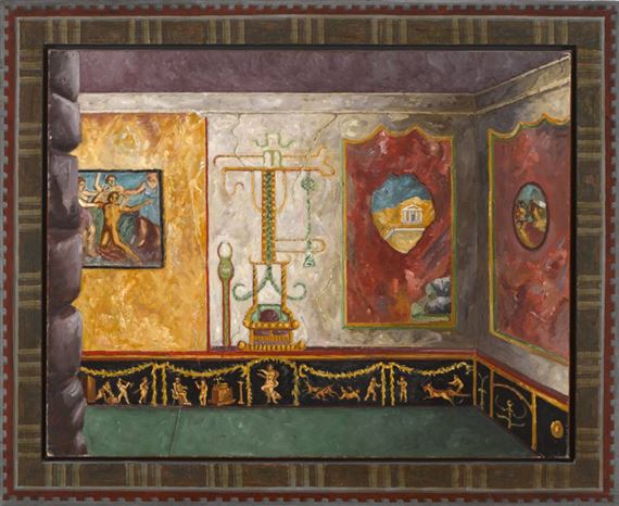 Interior of Villa, PompeII by Stephen McKenna, 1986