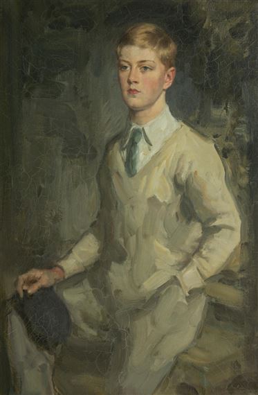 Portrait of Master Alan Sinclair by Alexander Garden Sinclair