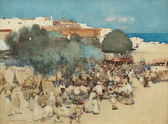 The Soko, Tangiers by Arthur Melville, 1894