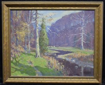 Abstract Impressionist Landscape - R. Dormus