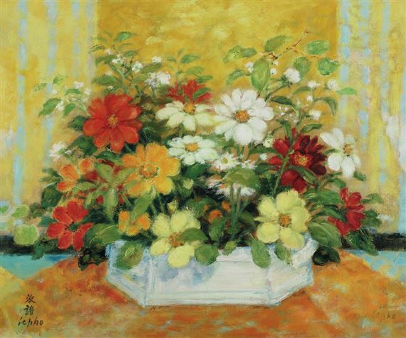 Les Dahlias by Lê Phổ