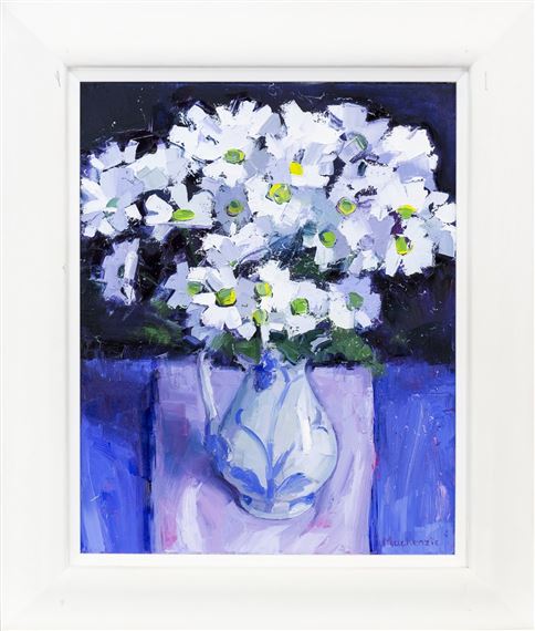 WHITE FLOWERS by Jennifer Mackenzie