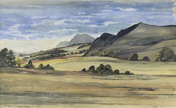 BEN LOMOND FROM BISHOPTON by Gordon Wyllie, 1960