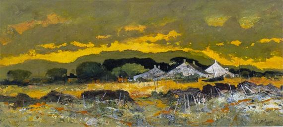 GOLDEN SKY, ARGYLLSHIRE by Gordon Wyllie