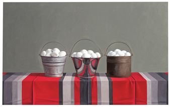 Three Buckets with Eggs - James B. Moore