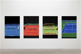 Upcoming: Jonas Wood – “Tennis Court Drawings” @ Shane Campbell Gallery