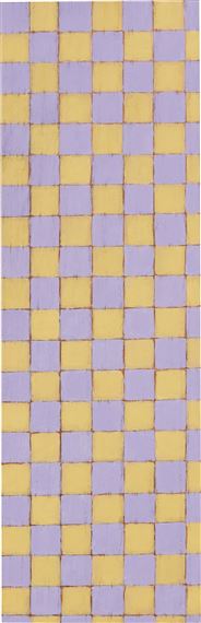 SHERRIE LEVINE、UNTITLED(SMALL CHECKS:2) Untitled (Double Lead Checks: 2) - Sherrie Levine | The Broad