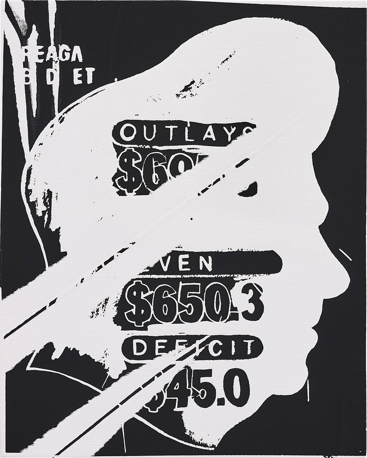 Reagan Budget by Andy Warhol, 1985-1986