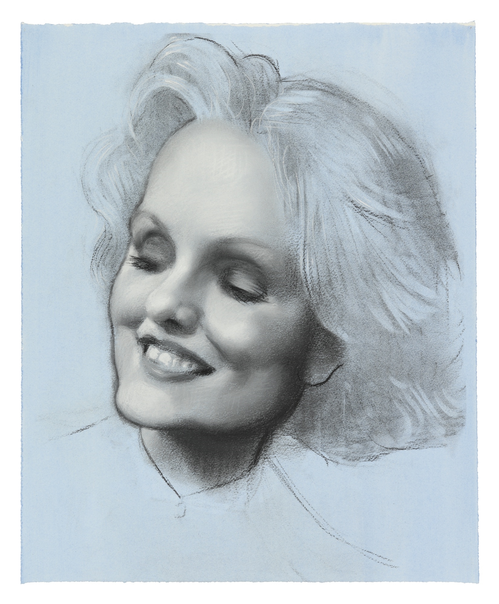 STUDY FOR BENT WOMAN by John Currin, 2003