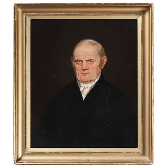 Portrait of Cincinnati Businessman James Foster, Sr by Robert S. Duncanson, 1843