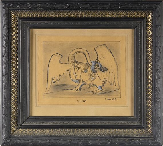 SURREALISTIC PORTRAIT by František Tichý, 1949