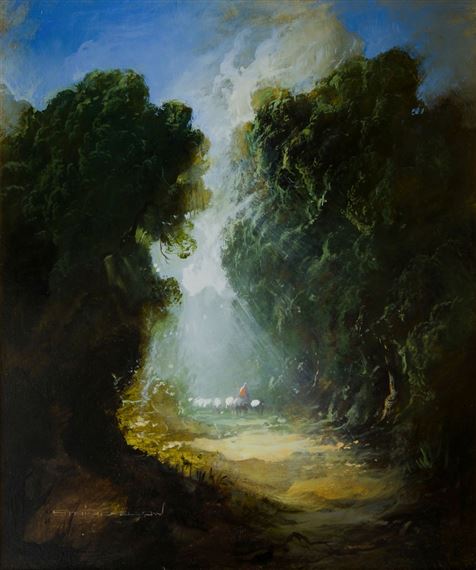 Carl Stringfellow | Droving the Flock (1995) | MutualArt