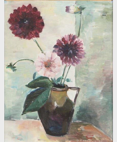 Asters by Ole Kandelin, 1945