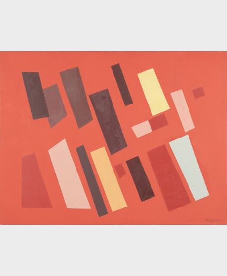 Punaista punaisella by Ernst Mether-Borgström, 1961