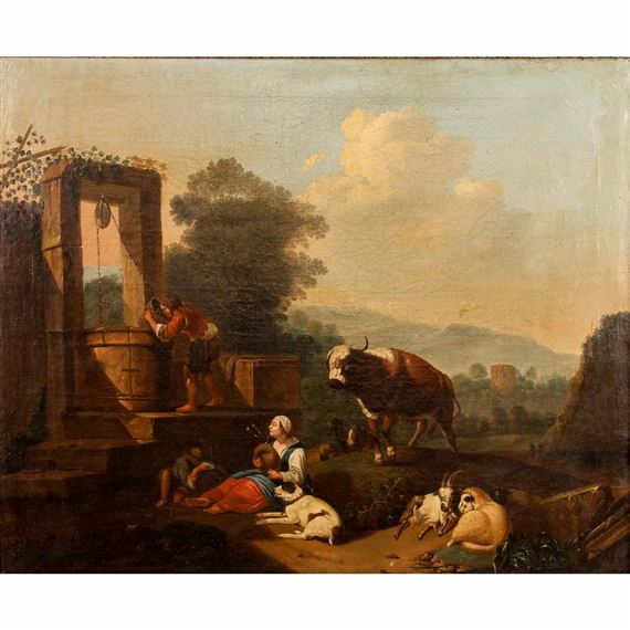 Hirtenidylle by Johan Heinrich Roos