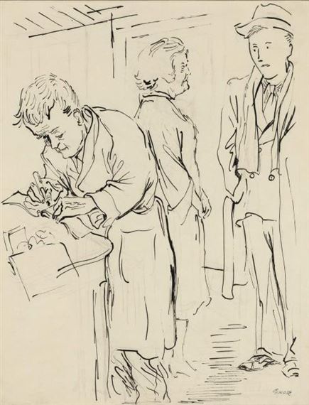 A Boy Grows Older by George Grosz, 1937