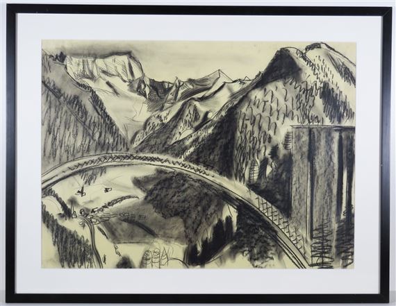 Brückenbau in den Alpen by Walter Honeder