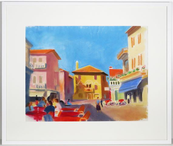 Straßenmotiv in Caorle by Walter Honeder