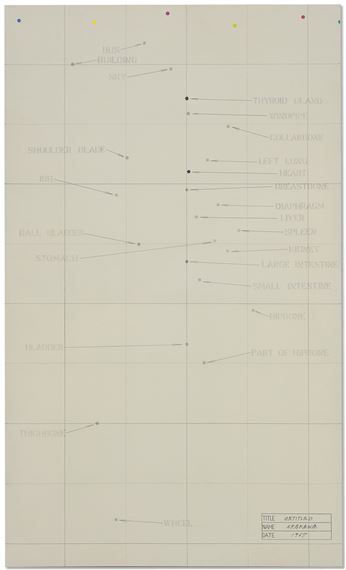 Sans titre by Shusaku Arakawa, 1967
