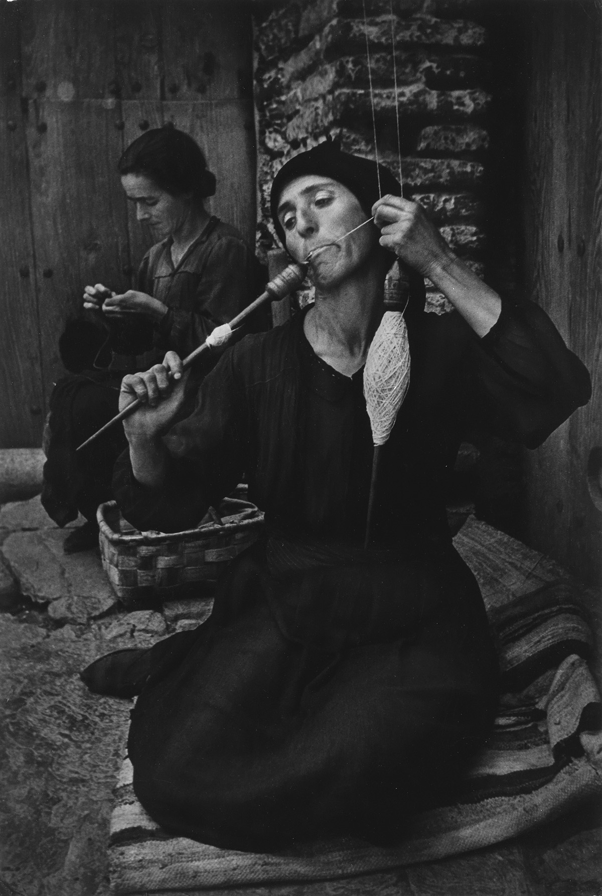 The Spinner, Spanish Village by W. Eugene Smith, 1951