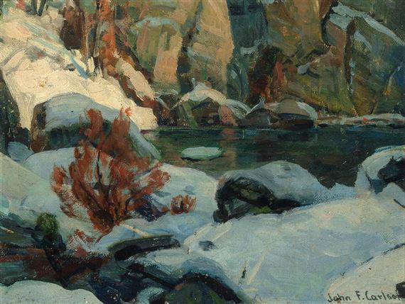 Icy Pool by John Fabian Carlson