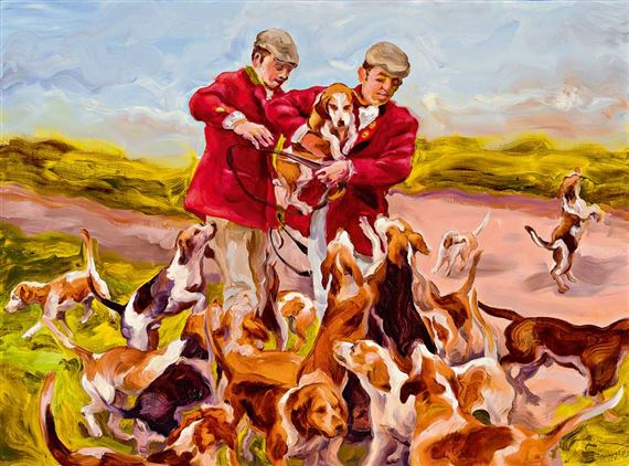 Jagd III by Sala Lieber, 2018