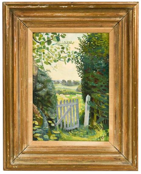 The Garden Gate by Evelyn Dunbar