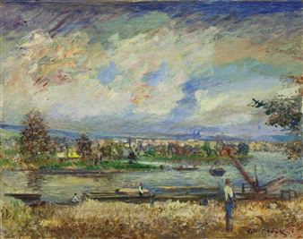 POHLED NA PRAHU OD SEDLCE - Willi Nowak