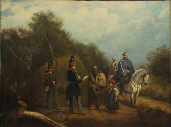 An der Zollstation - Carl Rechlin