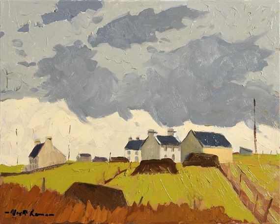 Cottages, Achill by Alex McKenna