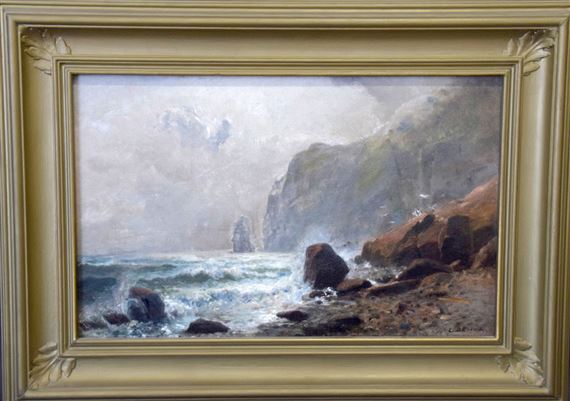 crashing waves by Lemuel D. Eldred