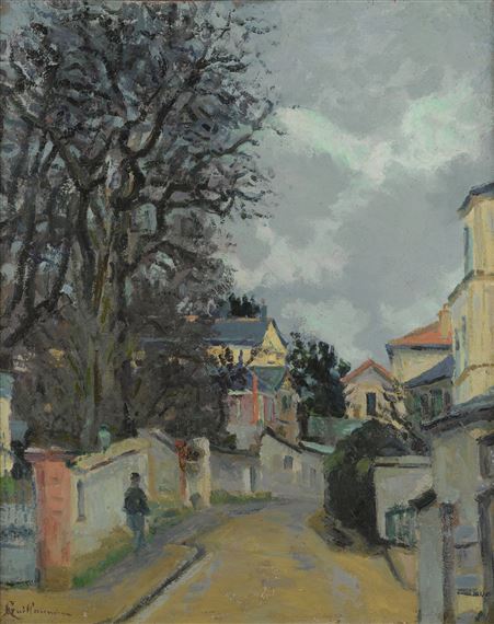 RUE À PONTOISE by Armand Guillaumin, circa 1876