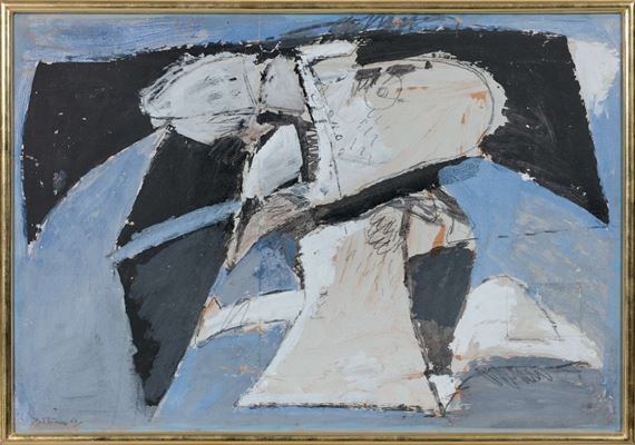 DEBUT D'UNE NATURE MORTE by Albert Bitran, 1969