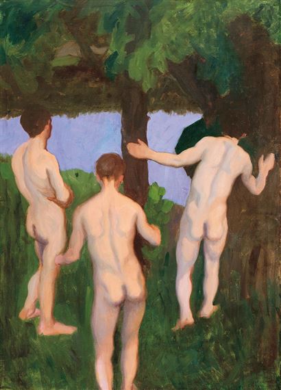 Night I. by Károly Ferenczy, 1912