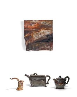 Plaque and Three Vessels - John Glick