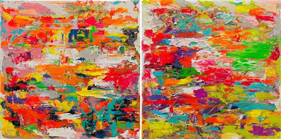 Diptych: Escape Map by Gossia Zielaskowska, 2018