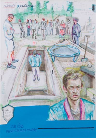Performative Grave by Oskar Dawicki, 2012