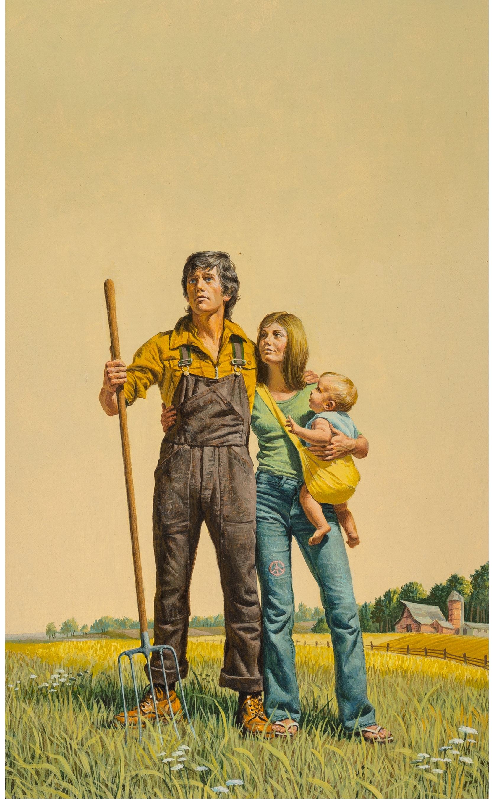 Artwork by Birney Lettick, Dearn Run, Made of Oil on board