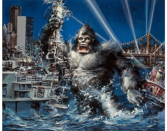 King Kong original movie poster artwork