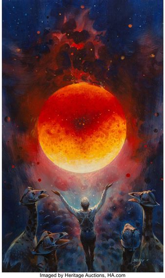 If the Stars Were Gods, paperback cover by John Conrad Berkey, 1981