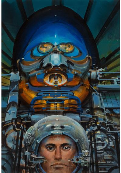 Cross The Stars, paperback cover by John Conrad Berkey, 1985