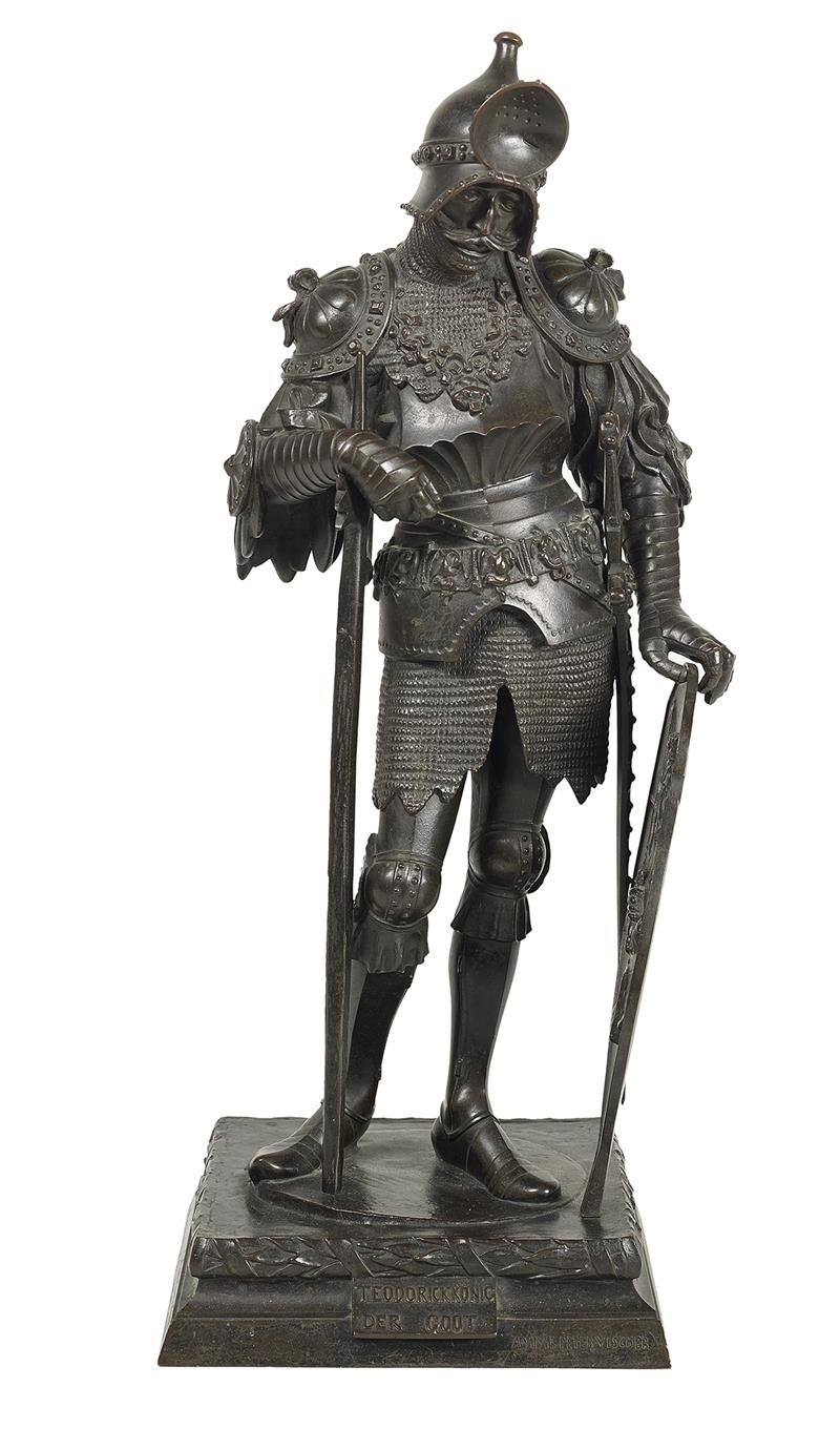 Peter Vischer the Elder | German Patinated Bronze of Theodoric the ...