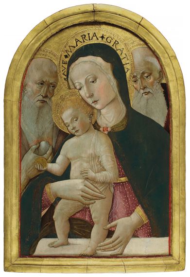 Bernardino Fungai | The Madonna and Child with Saints Jerome and ...