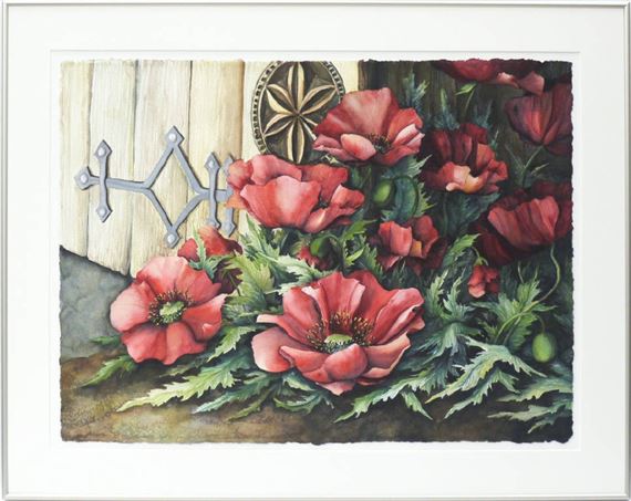 Garden Greeting by Larisa Sembaliuk Cheladyn