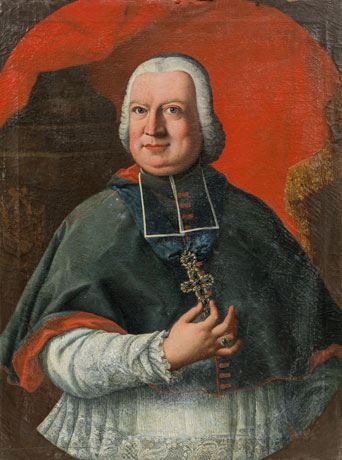 Portrait of Michael Balthasar Graf Christallnigg, Fürstpropst of Berchtesgaden (1710-1768) by Gennaro Basile, 1757