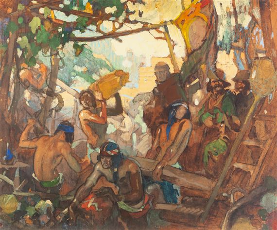 The Building of the Missions by Daniel Sayre Groesbeck