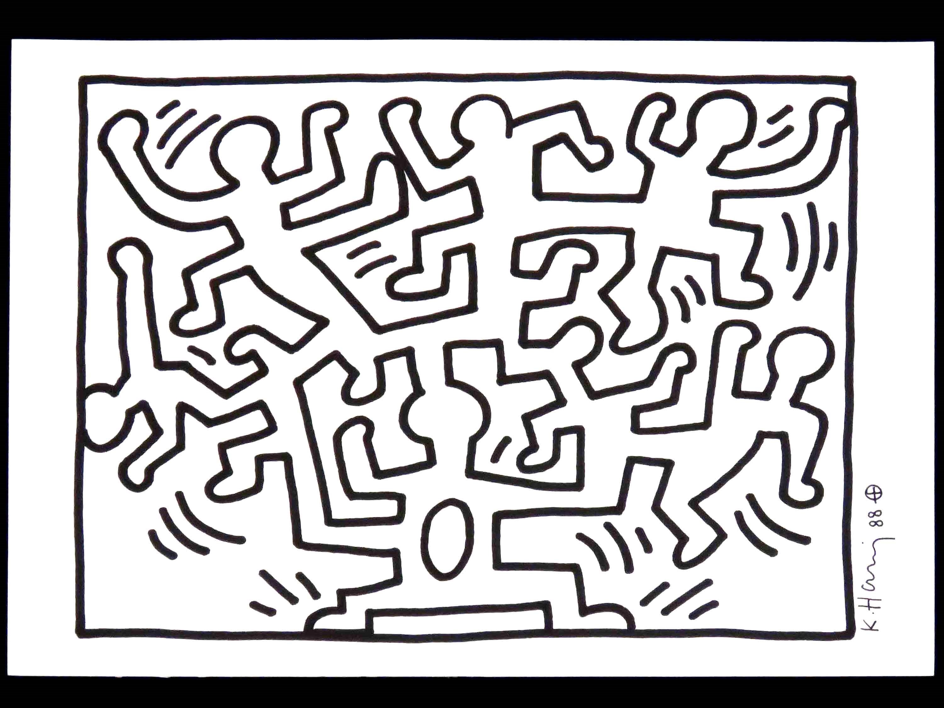 BALANCING ACT by Keith Haring